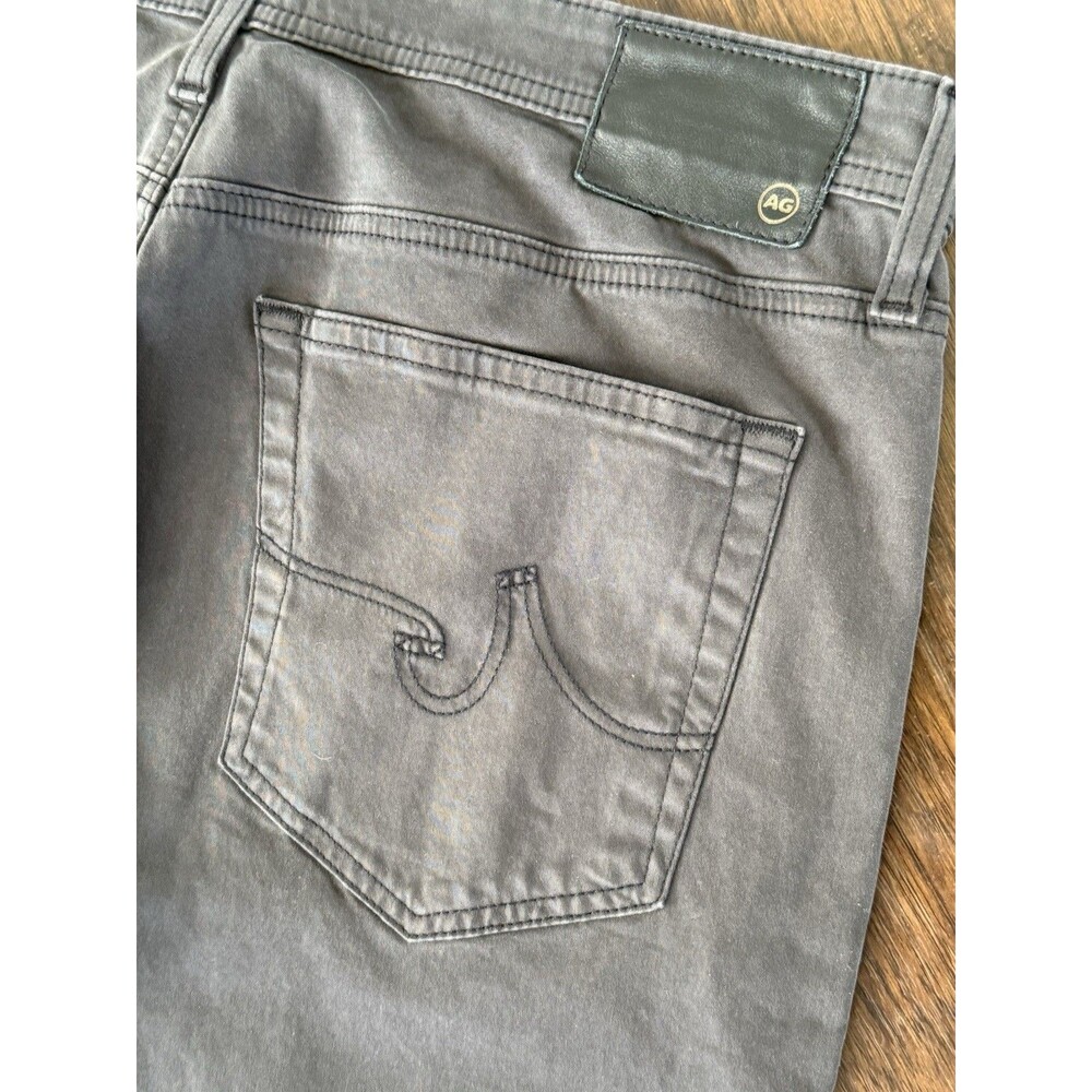 AG Adriano Goldschmied Pants Mens 36x30 Charcoal Gray The Everett Slim Straight - Picture 13 of 15